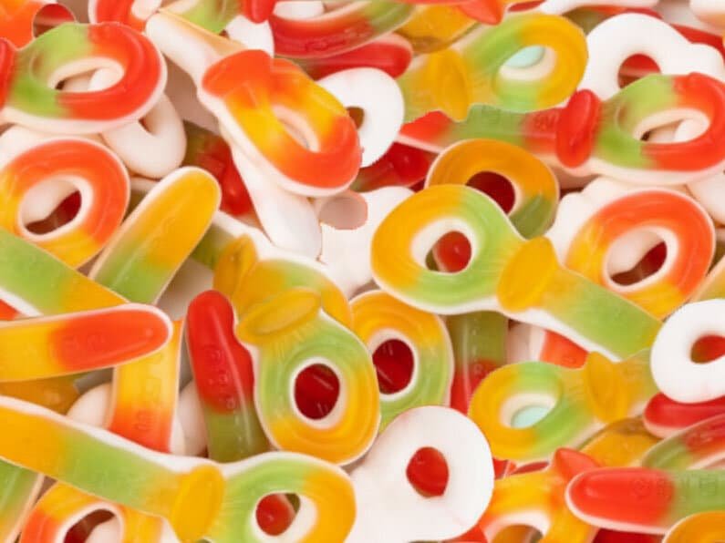 Jättenappar Frukt Lösgodis 2,5 kg