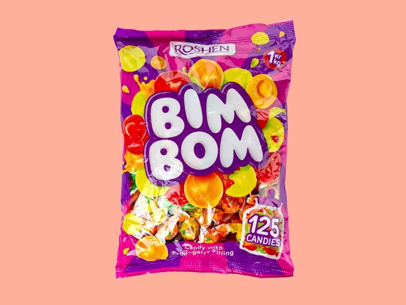 Bim Bom Fruktkarameller Lösgodis 1 kg