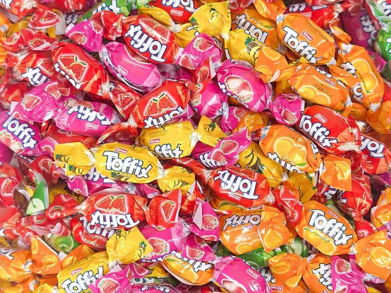 Toffix Fruktkola Lösgodis 800 gram