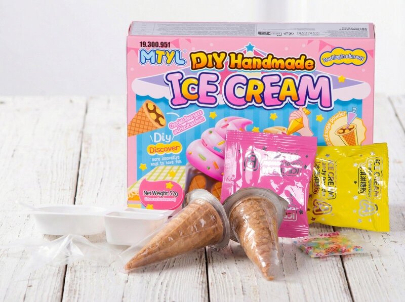 DIY Candy Ice Cream