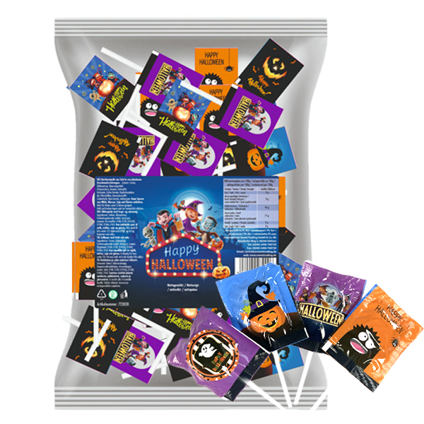 Halloween Lollipop 200st - 1.19kg