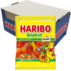 Haribo Fruktnappar 80g x 24st