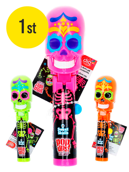 1st - Sweet Skulls Pop Ups Lollipop 10g