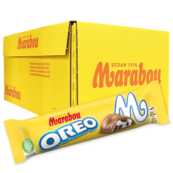 Marabou Oreo Mjölkchoklad 37g x 36st