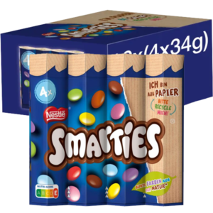 Smarties 4-pack 136g x 12st