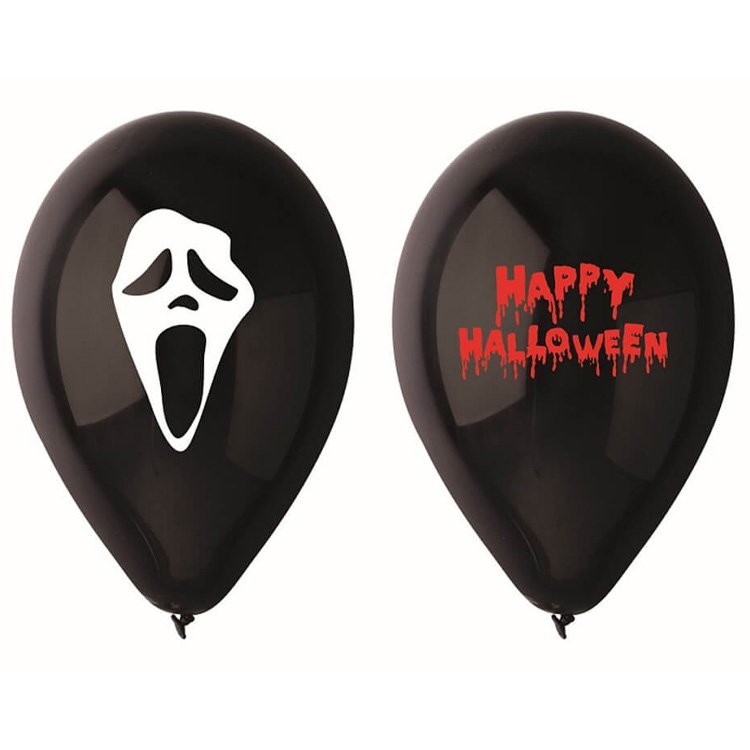 Ballonger Halloween Läskigt Motiv 5-pack