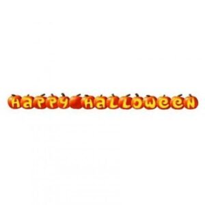 Banderoll Happy Halloween pumpa 230 cm