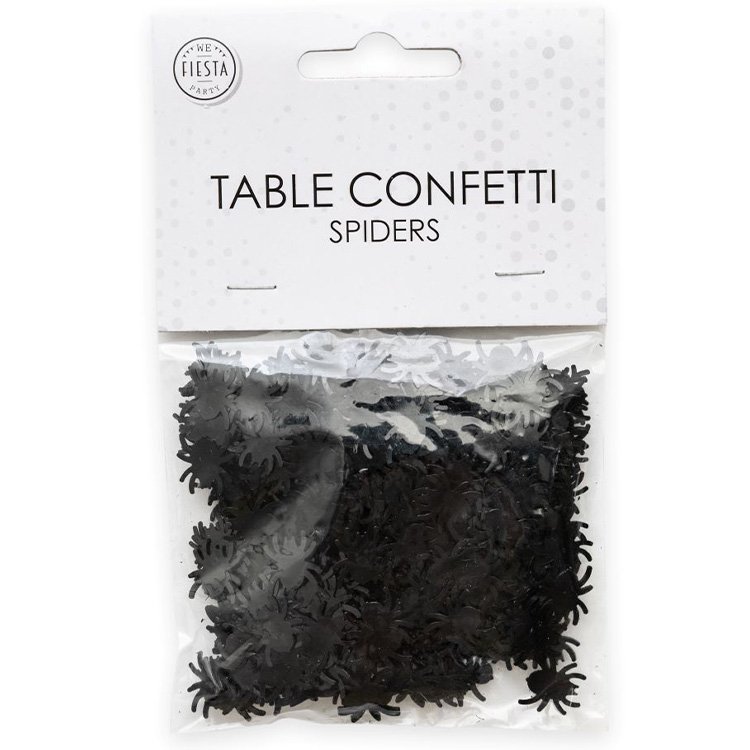 Bordskonfetti Svarta Spindlar 14g