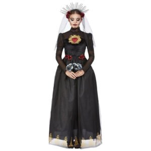 Deluxe Day Of The Dead Brudklänning Svart