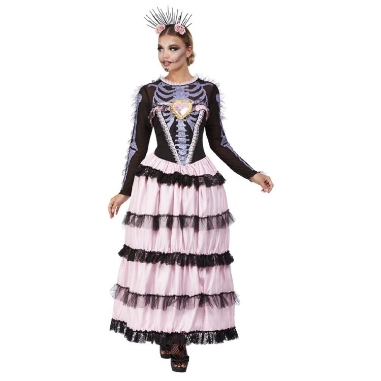 Deluxe Day Of The Dead Senorita Klänning