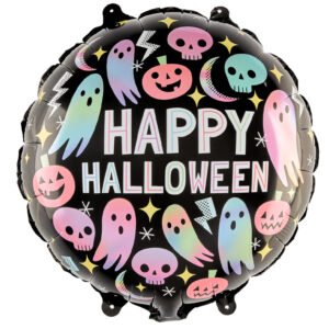 Folieballong "HAPPY HALLOWEEN" Rund 45cm