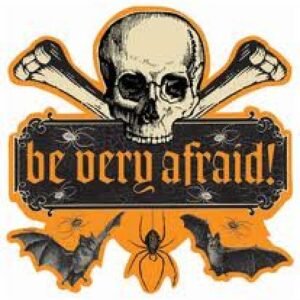 Formklippt Halloween-skylt