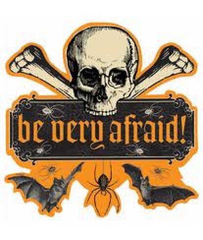 Formklippt Halloween-skylt