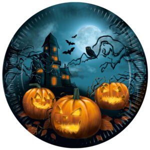 Halloween Papperstallrik 23 cm 8-pack