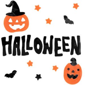 Halloween Pumpor Fönsterklistermärken