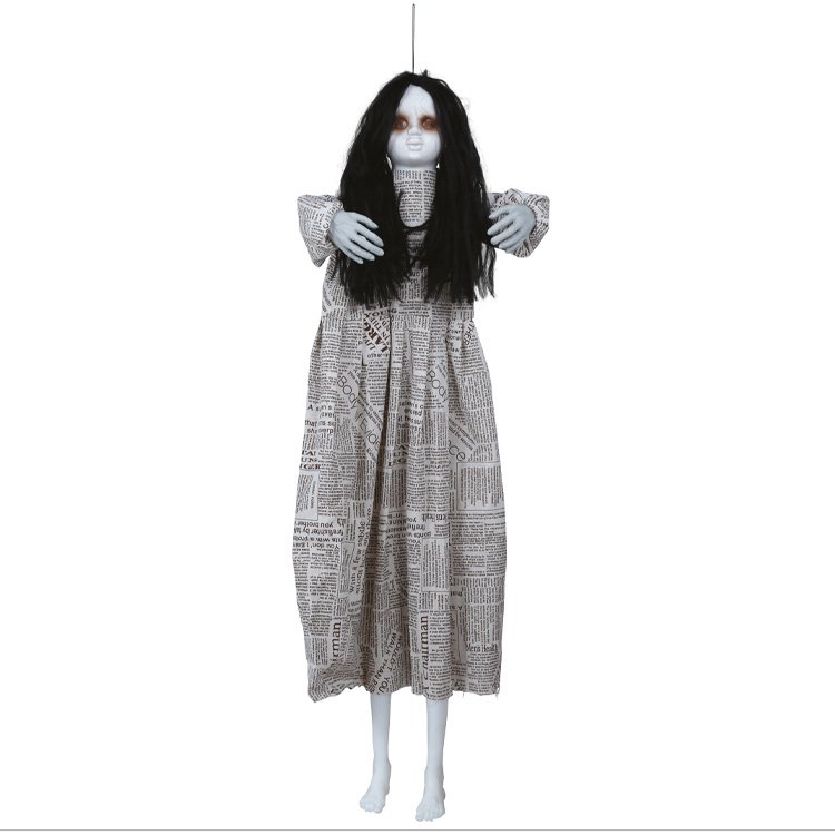 Halloweendekoration Spökflicka 120cm