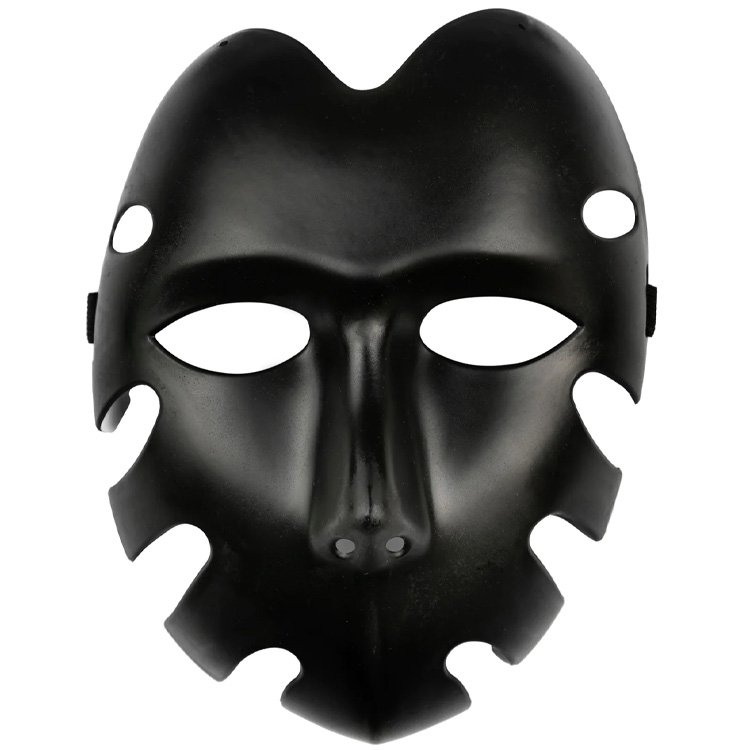 Halloweenmask Svart 22x17cm