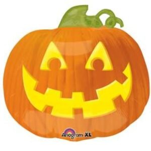 Heliumballong glad pumpa 45 cm