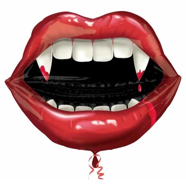Heliumballong vampyrmun