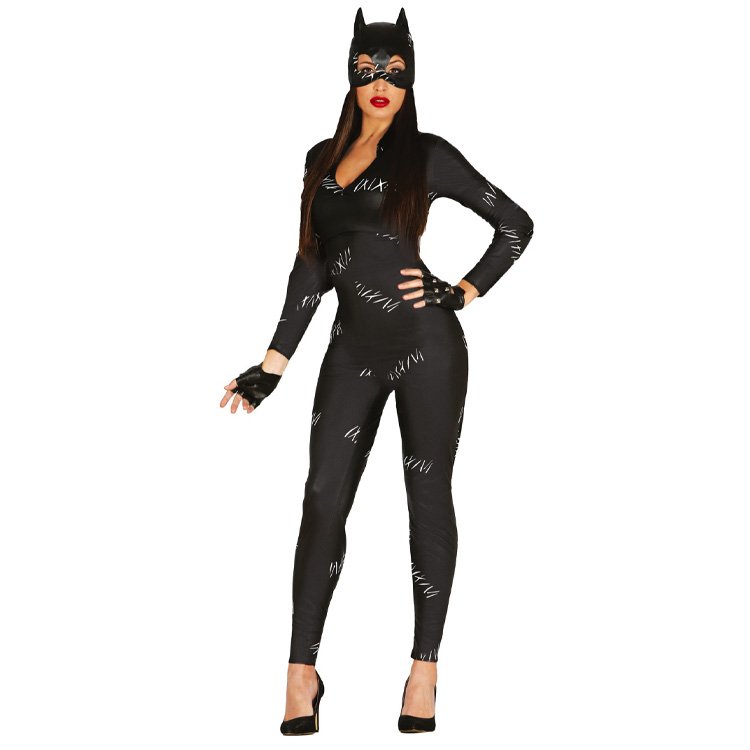 Katt Kvinna Maskeraddräkt