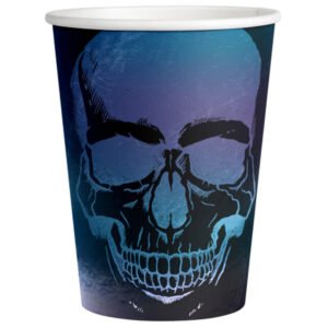 Pappersmugg Skalle 8-pack
