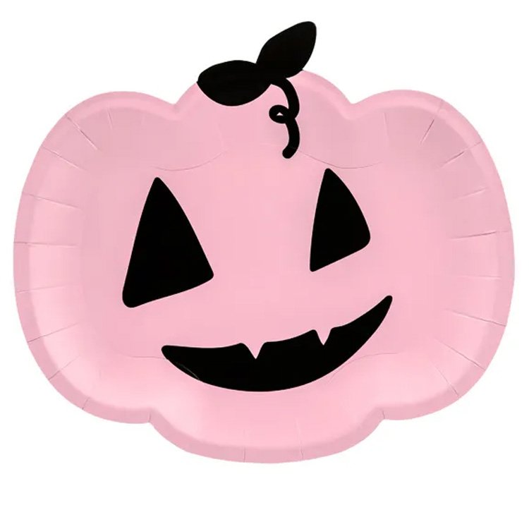 Pumpa Rosa Papperstallrik 6-pack