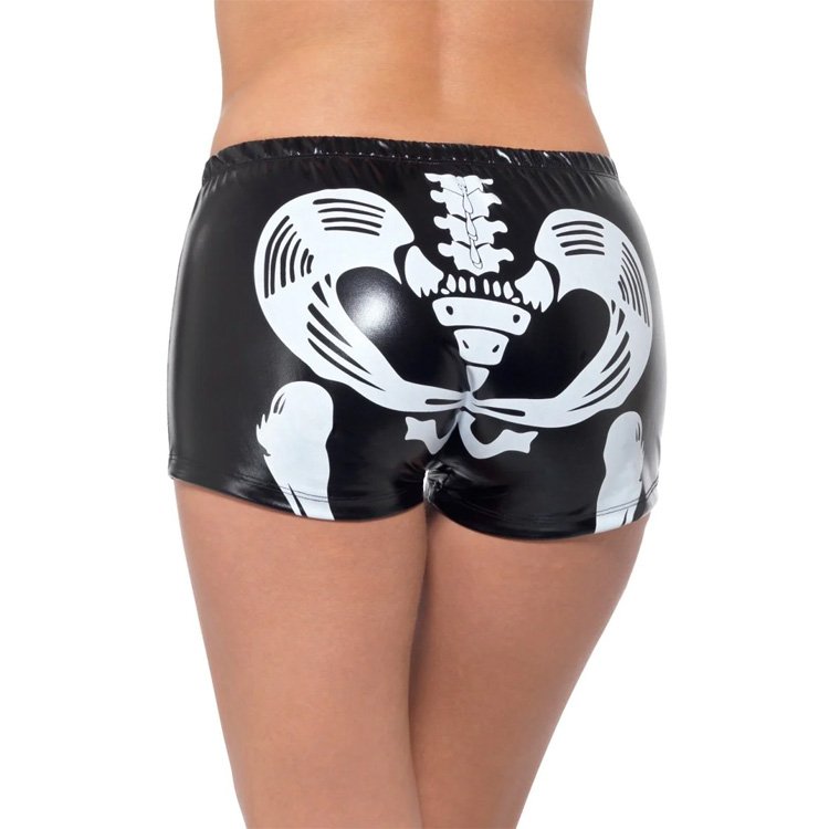 Skelett Hot Pants