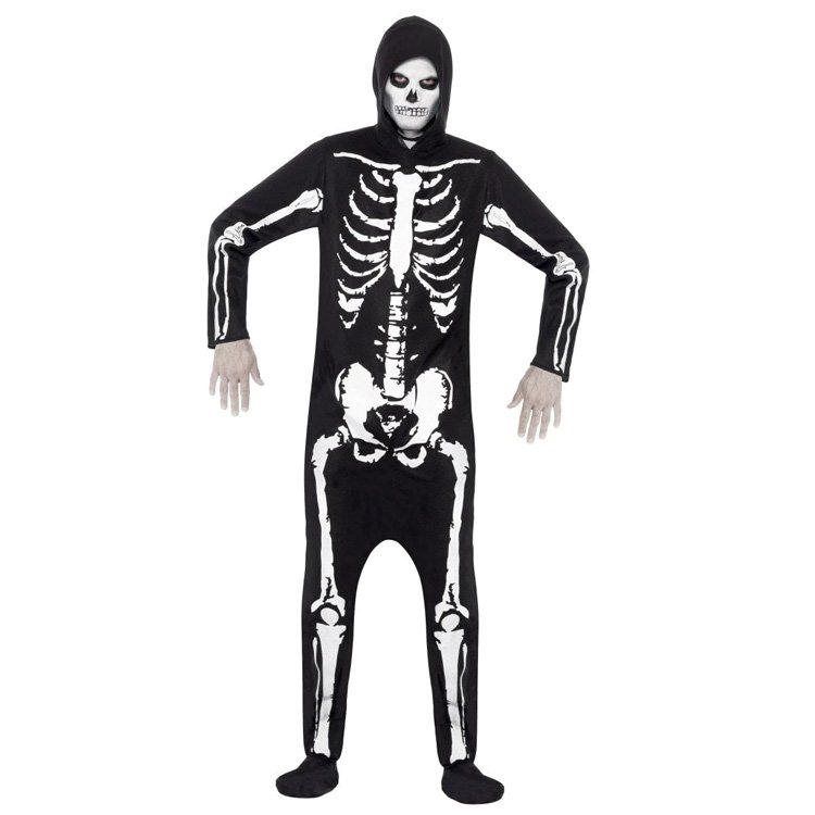 Skelett Maskeraddräkt