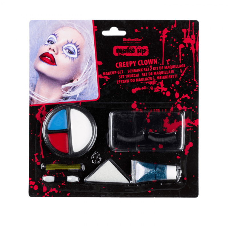 Smink till Halloween - clown