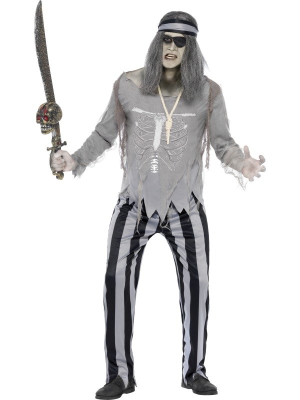SPÖK-OCH-PIRATKILLE KOSTYM