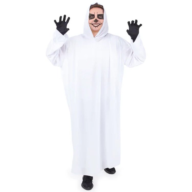 Spöke Maskeraddräkt Vit 140cm