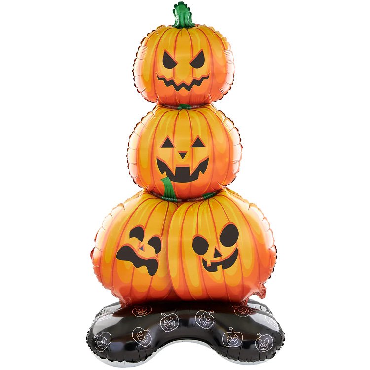 Stående Folieballong Pumpor Halloween 84x158cm