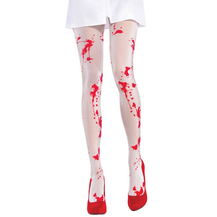 Tights Blodigt Motiv Onesize
