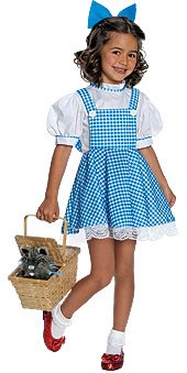 Trollkarlen Från Oz Dorothy Maskeraddräkt Barn