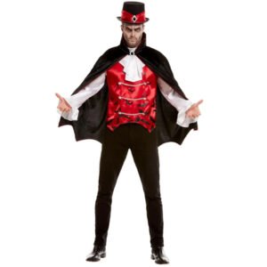 Vampyr Maskeraddräkt Herr Svart & Röd