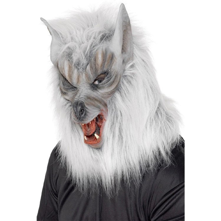 Vargmask Med Päls