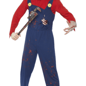 Zombie Rörmokare Maskeraddräkt