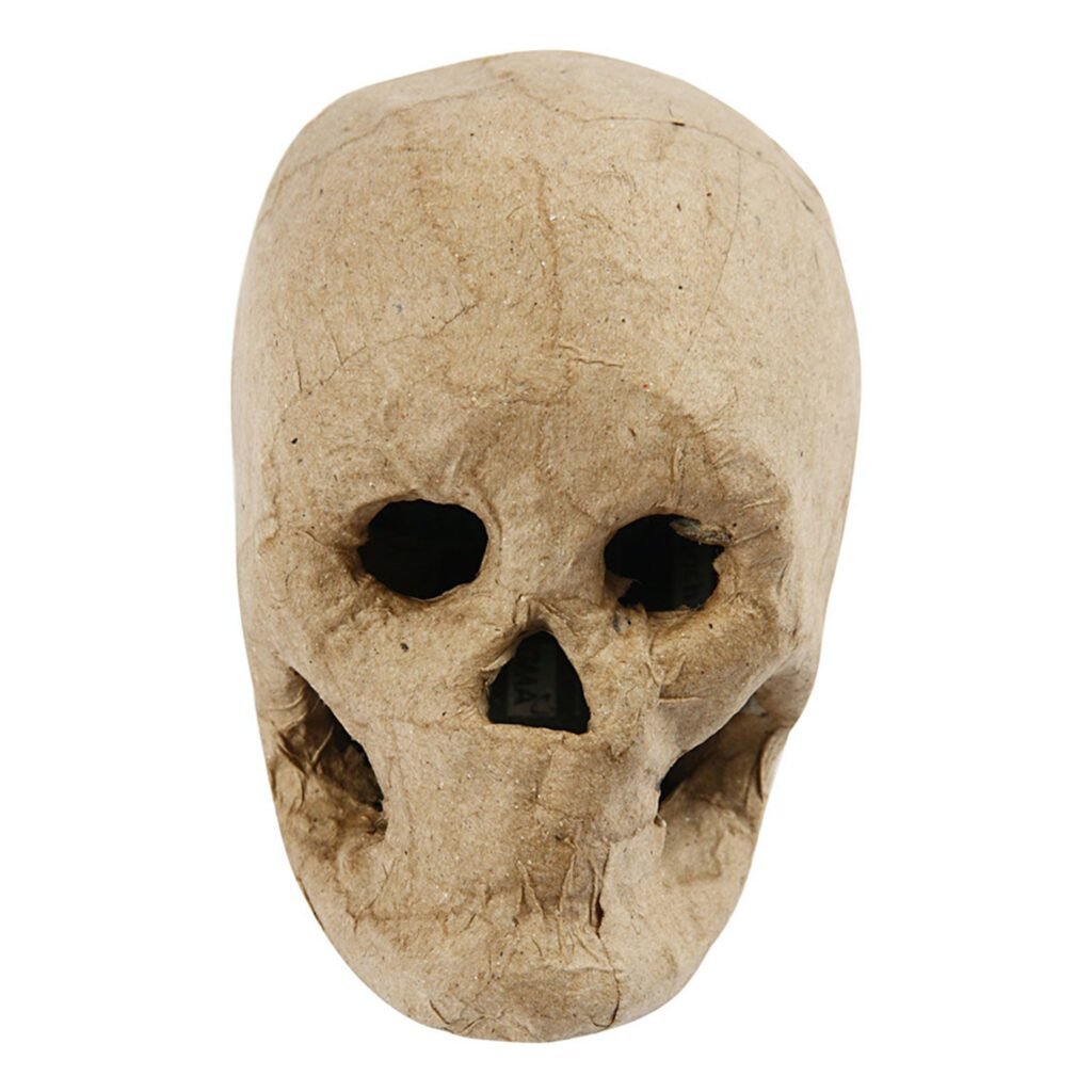Papier-maché Dödskalle